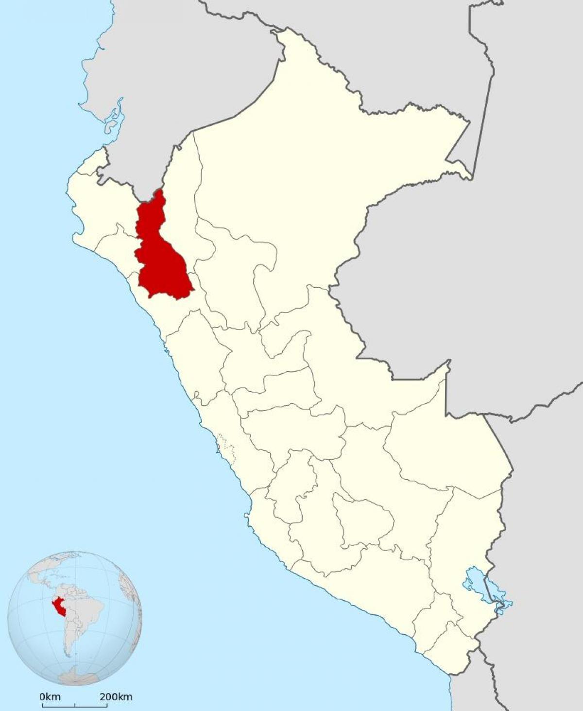 mapa cajamarca Peruko
