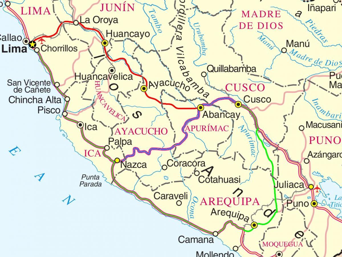 mapa cusco (Peru