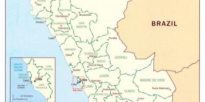 Mapa erakutsiz Peru