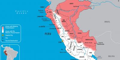 Mapa Peru malaria