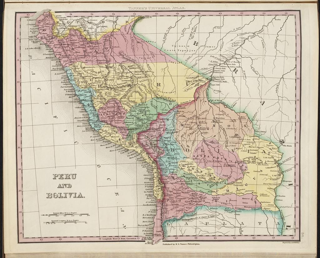 mapa antzinako Peru 