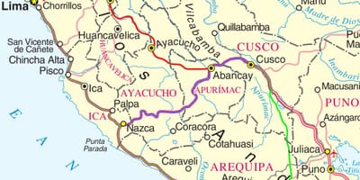 Mapa cusco (Peru