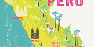 Mapa Peru kids for