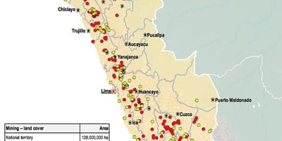 Mapa Peru baliabide naturalak