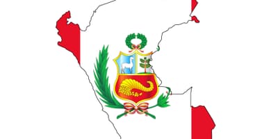 Mapa Peru bandera