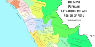 Mapa Peru turismo erakargarritasun