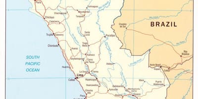 Mapa Peru states
