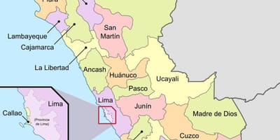 Mapa Peru sail