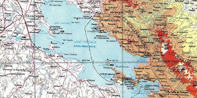 Mapa titicaca aintzira Peru 